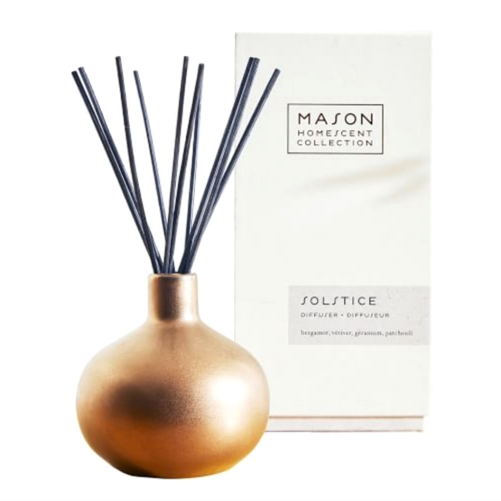 NWT NIB Pottery Barn Mason Ceramic Reed Diffuser in Solstice FabFitFun Box
